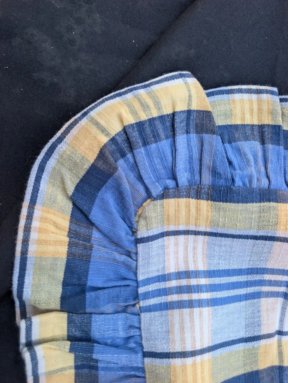 Waverly blue plaid